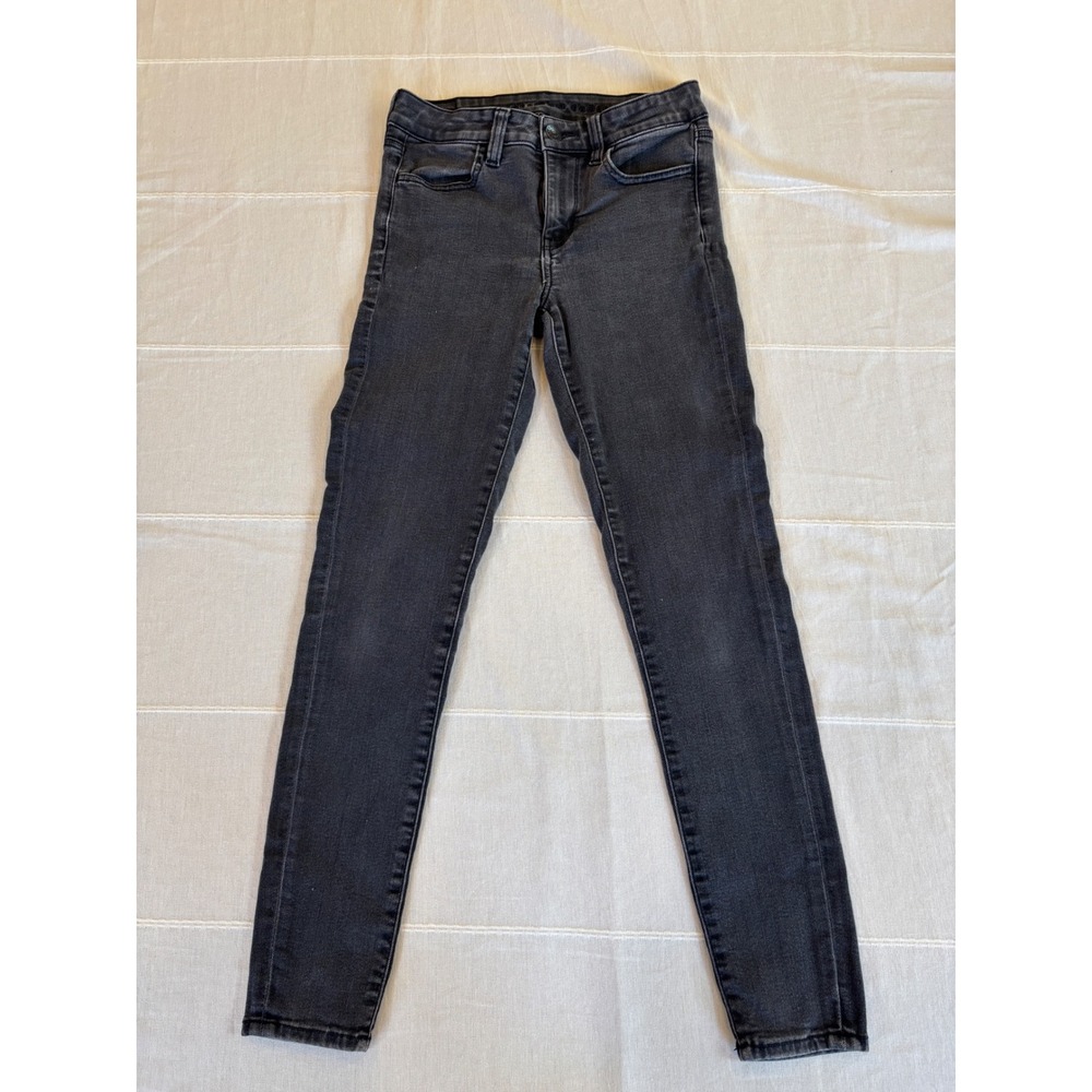 American Eagle Ne(x)t Level Stretch Skinny Jeans Faded Black 4 Regular